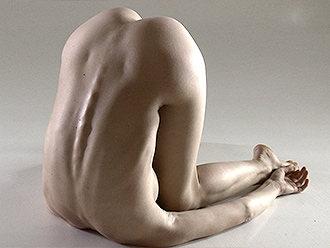 Hot nude yoga performance
