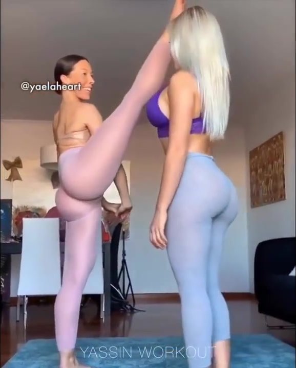 Sexy Yoga Women - Nude yoga with two perfectly sexy women